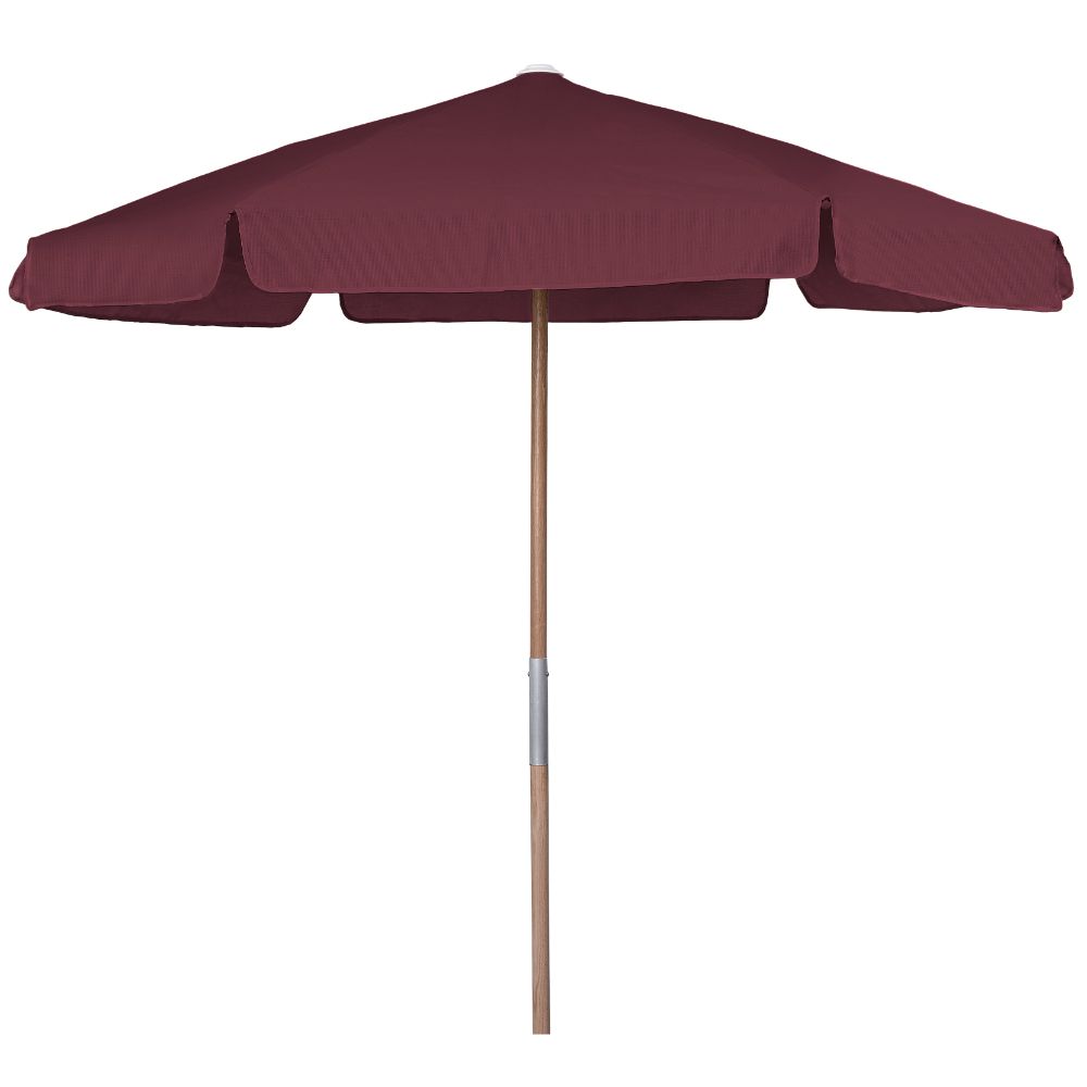 Fiberbuilt Umbrellas & Cushions 7BPU-6R-WDO-TX-Burgundy 7.5